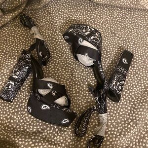 Bandana Platform Heels( SOLD)